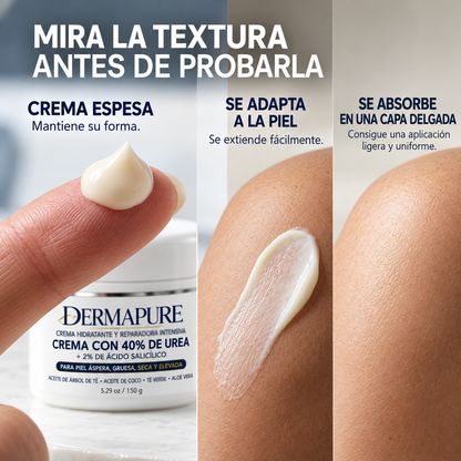 Crema queratolítica avanzada para piel áspera y elevada